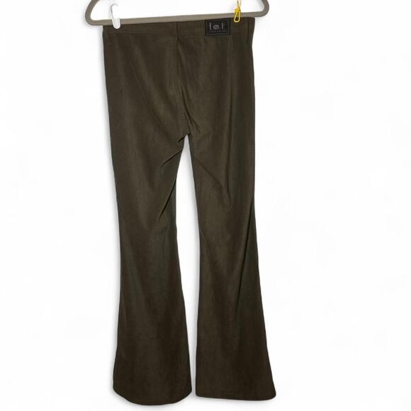 LEI Y2K Green Lace Up Flare Pants Size 9 - Picture 5 of 8